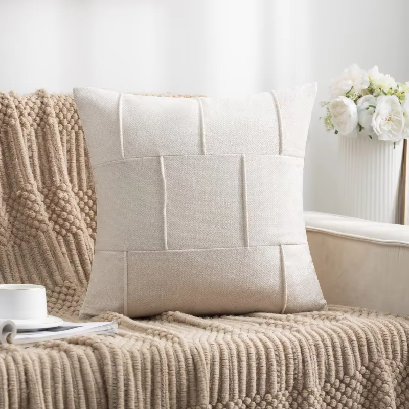 45x45CM Backrest Pillowcase Frosted Velvet Throw Pillow Cover Home Decorative for Sofa Cafe Modern Solid Color Cushion Cover